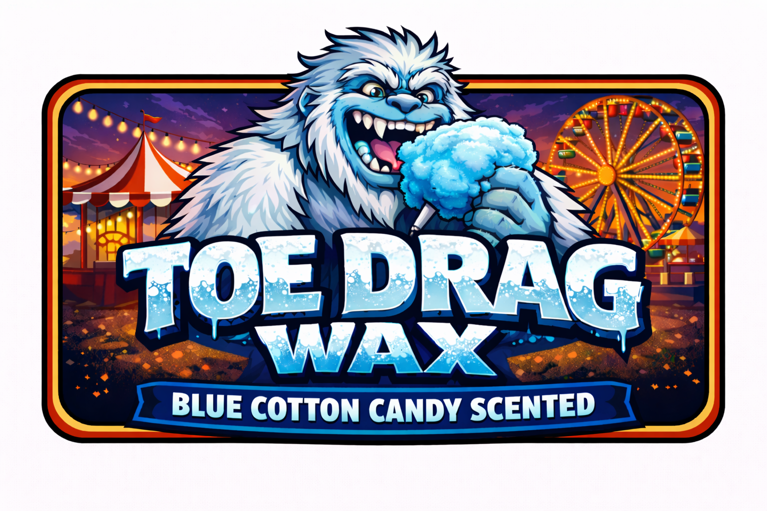 Blue Cotton Candy Scented Wax